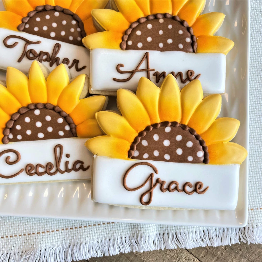 Flour Box Bakery Cutters Sunflower Plaque Cookie Cutter 4 Flour Box Bakery Cutters Sunflower Plaque Cookie Cutter