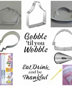 Flour Box Bakery Turkey Dinner Cookie Decorating Kit