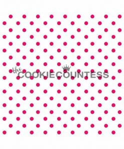 Cookie Countess Tiny Dots Stencil
