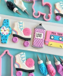 The Flour Box Totally 80s Cookie Decorating Class Recording With Optional Kit Classes