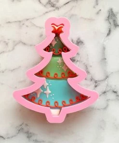 Flour Box Bakery Vintage Christmas Tree Cookie Cutter Cutters