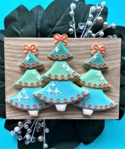 Flour Box Bakery Vintage Christmas Cookie Cutter Set Cutters