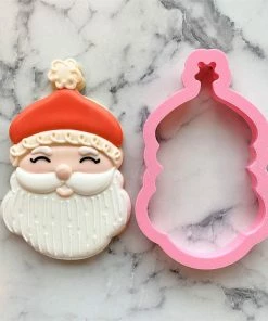 Flour Box Bakery Vintage Santa Cookie Cutter
