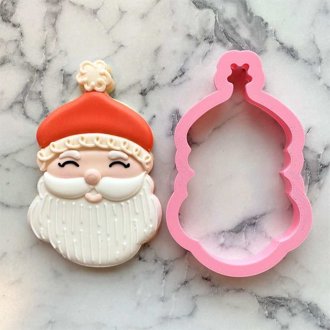 Flour Box Bakery Vintage Santa Cookie Cutter 3 Flour Box Bakery Vintage Santa Cookie Cutter