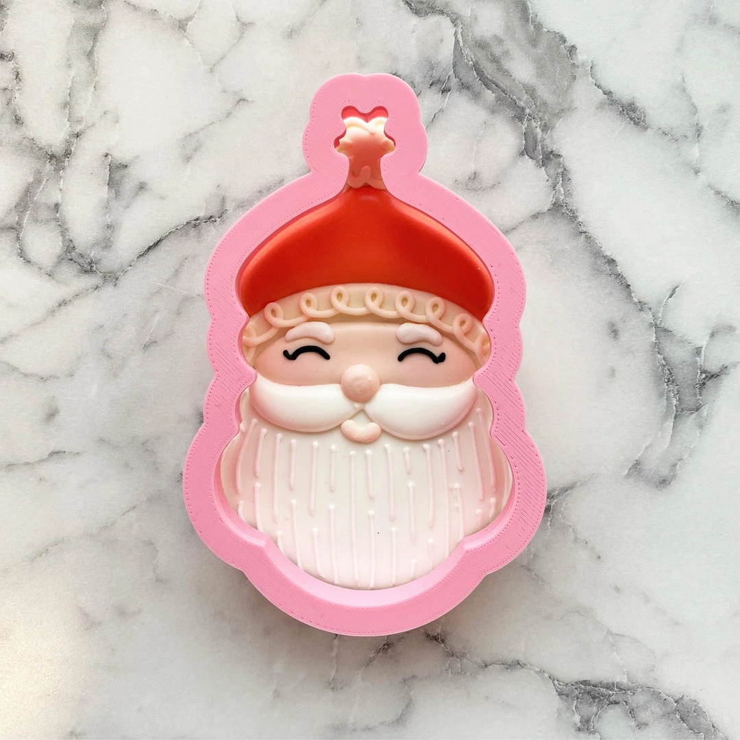 Flour Box Bakery Vintage Santa Cookie Cutter 4 Flour Box Bakery Vintage Santa Cookie Cutter