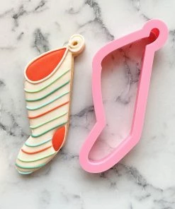 Flour Box Bakery Vintage Stocking Cookie Cutter Cutters