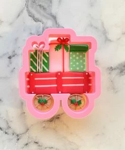 Flour Box Bakery Wagon With Presents Cookie Cutter
