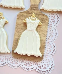 Flour Box Bakery Wedding Dress On Hanger Cookie Cutter