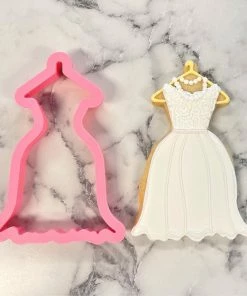 Flour Box Bakery Wedding Dress On Hanger Cookie Cutter