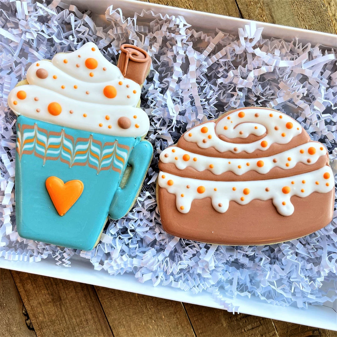 Flour Box Bakery Latte Cup With Whipped Cream Cookie Cutter Cutters 6 Flour Box Bakery Latte Cup With Whipped Cream Cookie Cutter Cutters