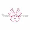 Cookie Countess Winter Deer PYO Stencil
