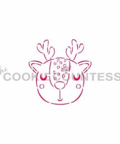 Cookie Countess Winter Deer PYO Stencil