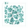 Stencil Expression Cabbage Roses SE Stencil