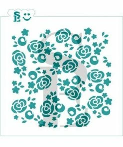 Stencil Expression Cabbage Roses SE Stencil