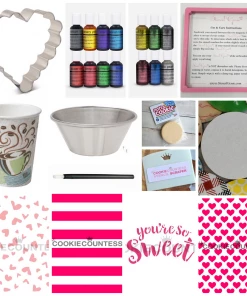 The Flour Box Airbrushing 101 Valentine Online Decorating Class Recording With Optional Kit Classes