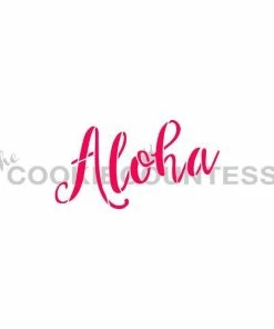 Cookie Countess Aloha Stencil