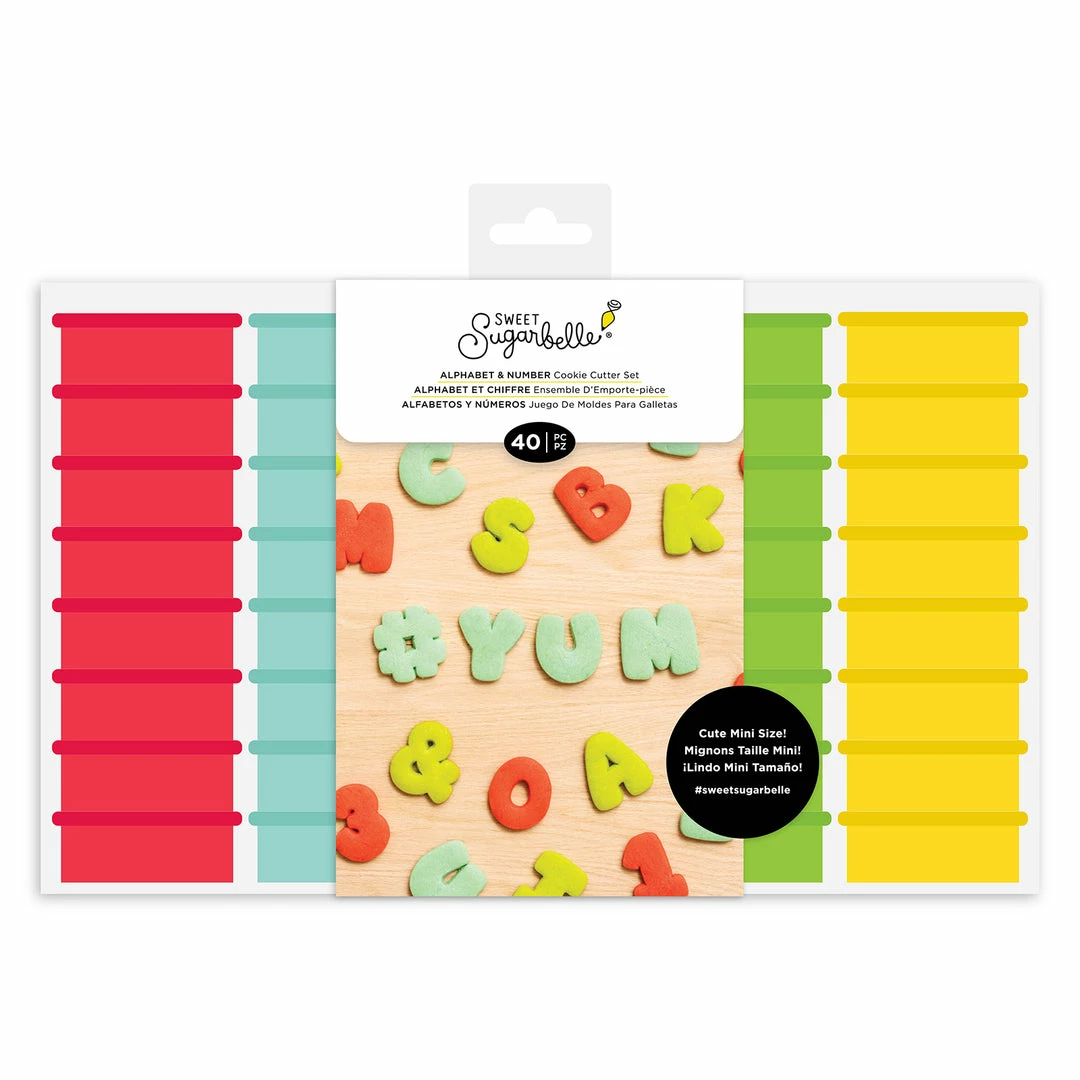 American Crafts Sugarbelle MINI Alphabet & Number Cookie Cutter Set 5 American Crafts Sugarbelle MINI Alphabet & Number Cookie Cutter Set