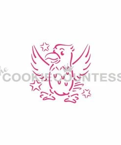 Cookie Countess American Eagle PYO Stencil Stencils