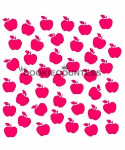 Cookie Countess Apples Stencil