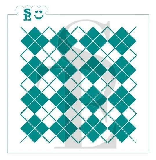 Stencil Expression Argyle Plaid Background SE Stencil Stencils 3 Stencil Expression Argyle Plaid Background SE Stencil Stencils