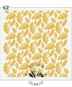 Killer Zebras Autumn Leaves 2pc KZ Stencil Set Stencils