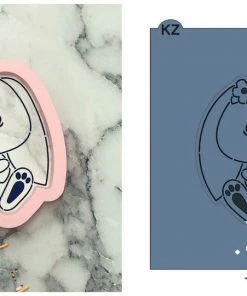Killer Zebras Baby Bunny KZ Cookie Cutter And Stencil SET Cutters