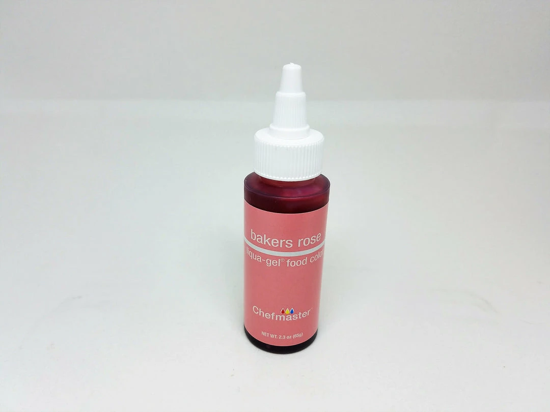 Linneas Bakers Rose 2.3oz Chefmaster LIQUA-GEL 3 Linneas Bakers Rose 2.3oz Chefmaster LIQUA-GEL