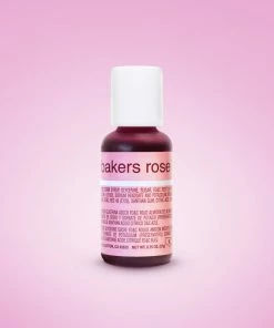 Linneas Bakers Rose .70oz Chefmaster LIQUA-GEL Supplies