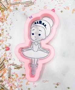 Killer Zebras Ballerina KZ Cookie Cutter And Stencil SET