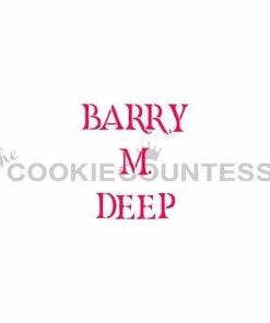 Cookie Countess Barry M. Deep Stencil Stencils
