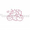 Cookie Countess Stencils Berries PYO Stencil 1 Cookie Countess Stencils Berries PYO Stencil