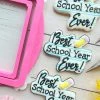 Flour Box Bakery Best School Year Ever Plaque Cookie Cutter 2 Flour Box Bakery Best School Year Ever Plaque Cookie Cutter