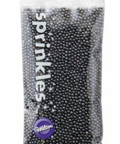 Wilton Black Nonpareils SMALL Sprinkle Pouch Supplies