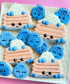 Flour Box Bakery Cutters Pancake With Blueberry Cookie Cutter Set