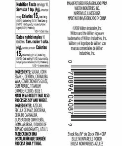 Wilton Supplies Blue Nonpareils SMALL Sprinkle Pouch