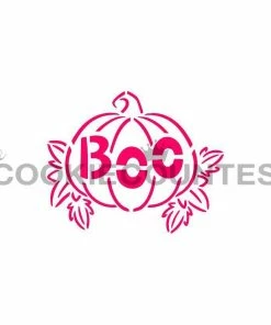 Cookie Countess Stencils Pumpkin Boo PYO Stencil