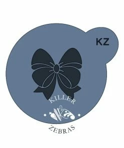 Killer Zebras Stencils Bow Mini KZ Stencil
