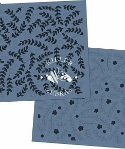 Killer Zebras Briar Rose 2pc KZ Stencil Stencils