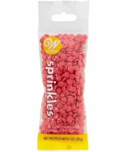 Wilton Bright Pink Confetti SMALL Sprinkle Pouch