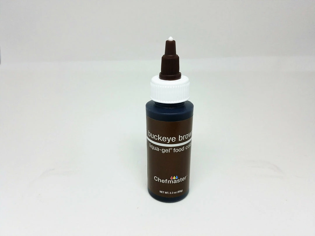 Linneas Buckeye Brown 2.3oz Chefmaster LIQUA-GEL 3 Linneas Buckeye Brown 2.3oz Chefmaster LIQUA-GEL