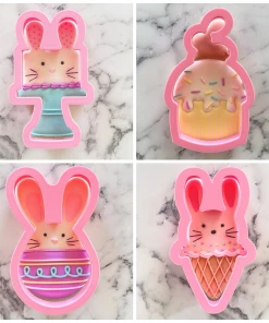 Flour Box Bakery Cutters Bunny Food Cookie Cutter Set