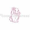 Cookie Countess Bunny With Flower PYO Stencil Stencils