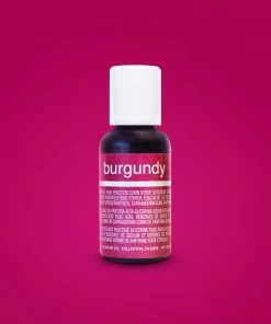 Linneas Supplies Burgundy Wine .70oz Chefmaster LIQUA-GEL