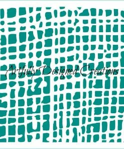 Bee Baked Art Burlap ADC Stencil