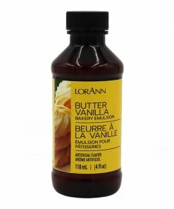 Butter Vanilla Lorann Baking Emulsion 4 Oz.
