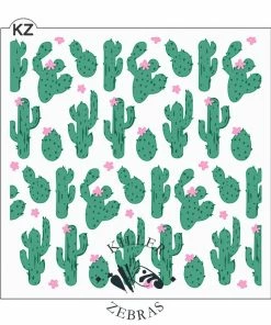 Killer Zebras Cactus Garden 3pc KZ Stencil Stencils