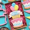 Flour Box Bakery Cake And Balloons 3-in-1 Multi-Cookie Cutter Cutters 2 Flour Box Bakery Cake And Balloons 3-in-1 Multi-Cookie Cutter Cutters