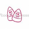 Cookie Countess Stencils Goofy Candy Corn DWC/PYO Stencil 1 Cookie Countess Stencils Goofy Candy Corn DWC/PYO Stencil