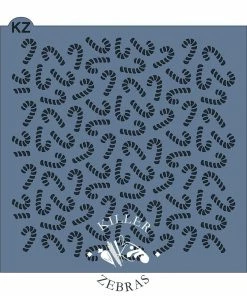 Killer Zebras Candycane KZ Stencil Stencils