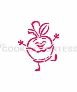 Cookie Countess Dancing Caramel Apple DWC/PYO Stencil Stencils